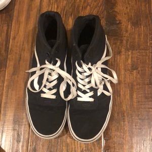 Black high top vans